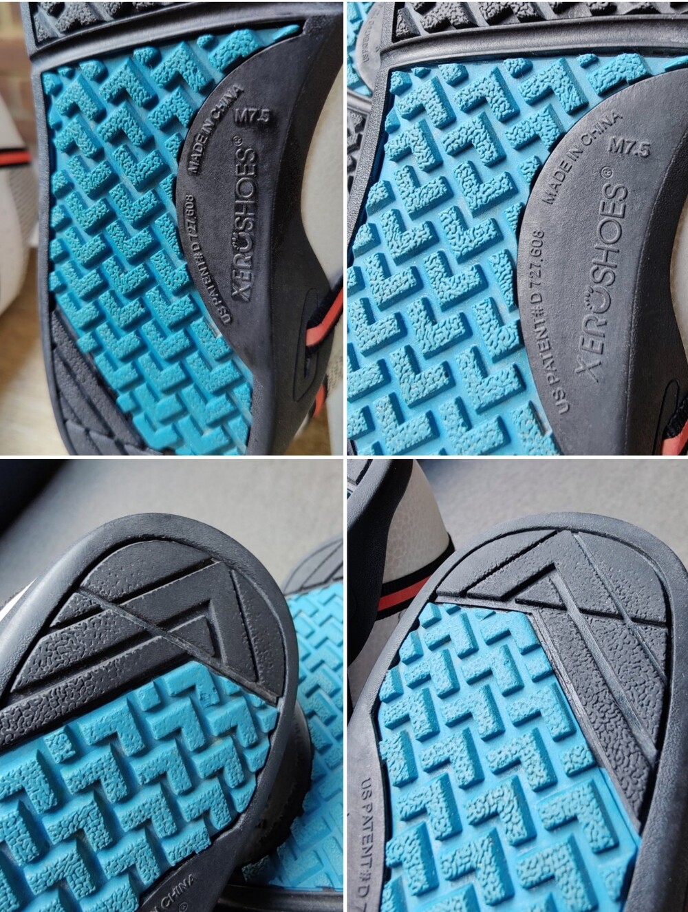 XERO Prio Barefoot Shoes Wide Toe Box Gray White Training Gym Sneaker Womens 9 - Picture 13 of 16